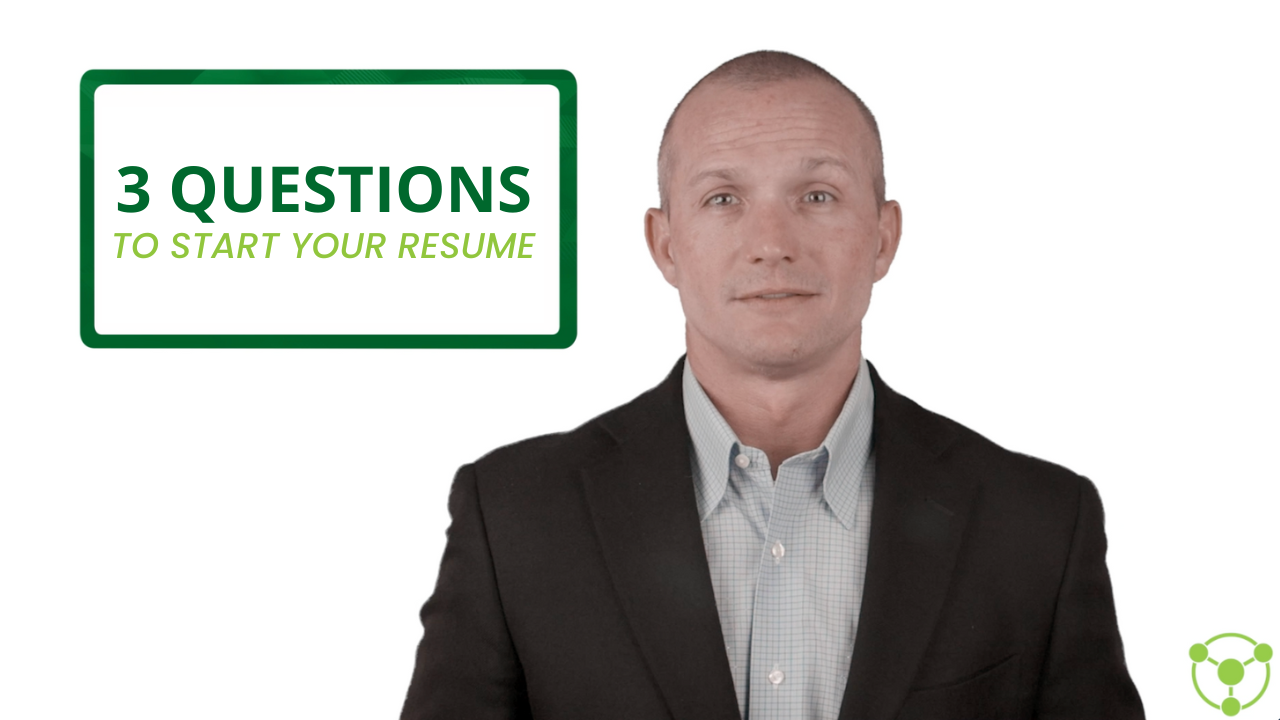 3 Questions to start your resume