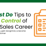 3 Must Do Tips to Take Control of Your Sales Career Graphic