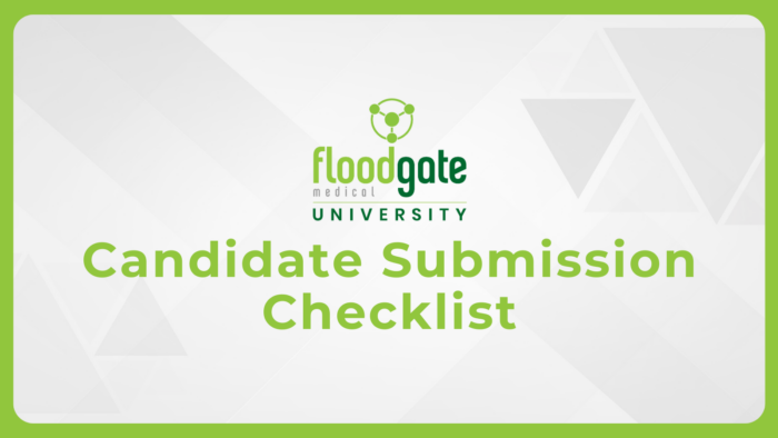 Candidate Submission Checklist