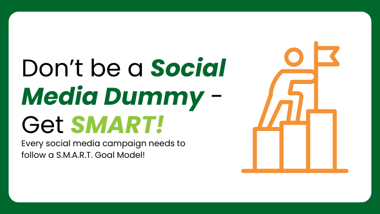Don’t be a Social Media Dummy - Get SMART! Graphic